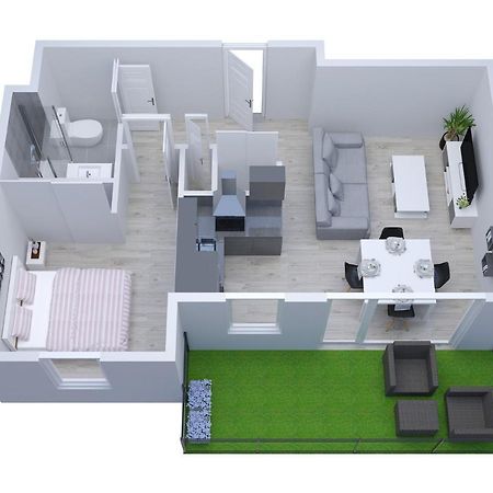 Viva Leman- Hypercentre - Vue Panoramique- Parking - Wifi Apartamento Thonon-les-Bains Exterior foto