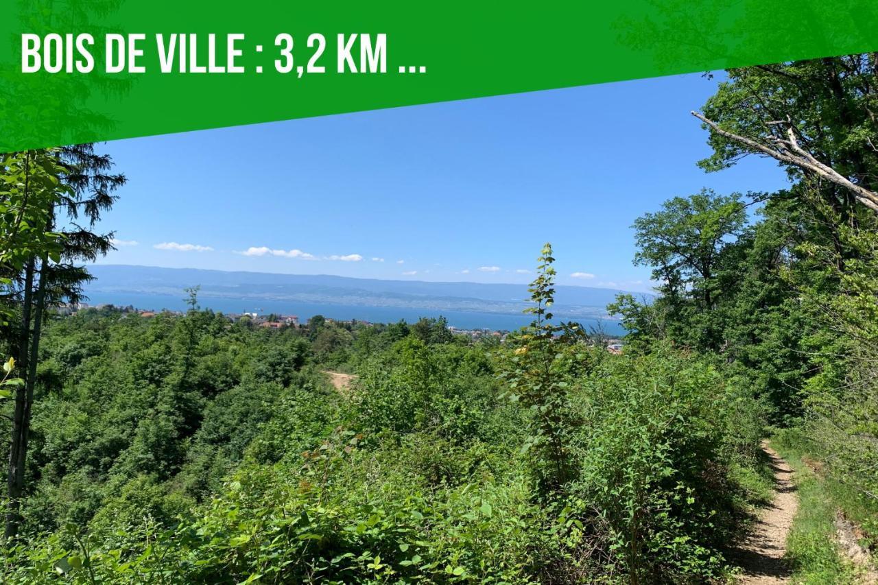 Viva Leman- Hypercentre - Vue Panoramique- Parking - Wifi Apartamento Thonon-les-Bains Exterior foto