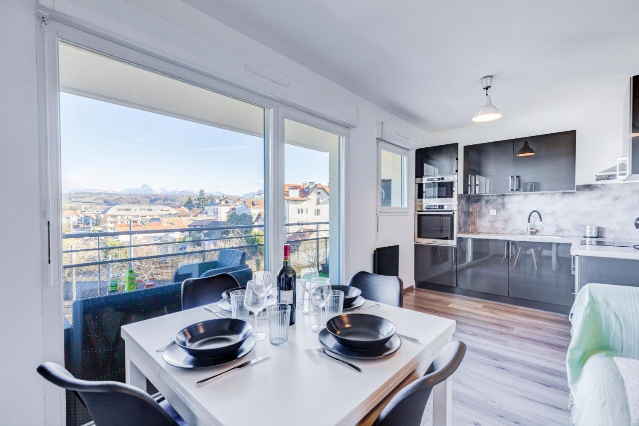 Viva Leman- Hypercentre - Vue Panoramique- Parking - Wifi Apartamento Thonon-les-Bains Exterior foto